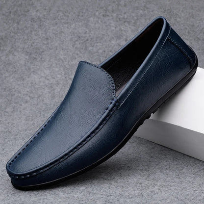 Genuine Leather Men’s Loafers Casual Shoes