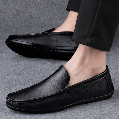 Genuine Leather Men’s Loafers Casual Shoes